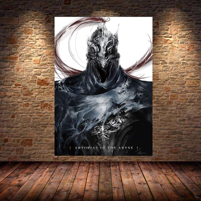 The Dark Souls 3 Poster with Game, Oil Painting, Canvas Wall Painting, Prints for Bedroom, Living Room, House, Bedroom, Bar, Restaurant, Decor