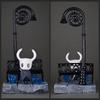 Игровые аксессуары Hollow Knight Чистый Контейнер GK Маленький Рыцарь Сцена с Уличным Фонарем Модель Ручной Работы Настольное Украшение Игрушка для Мальчика Подарки