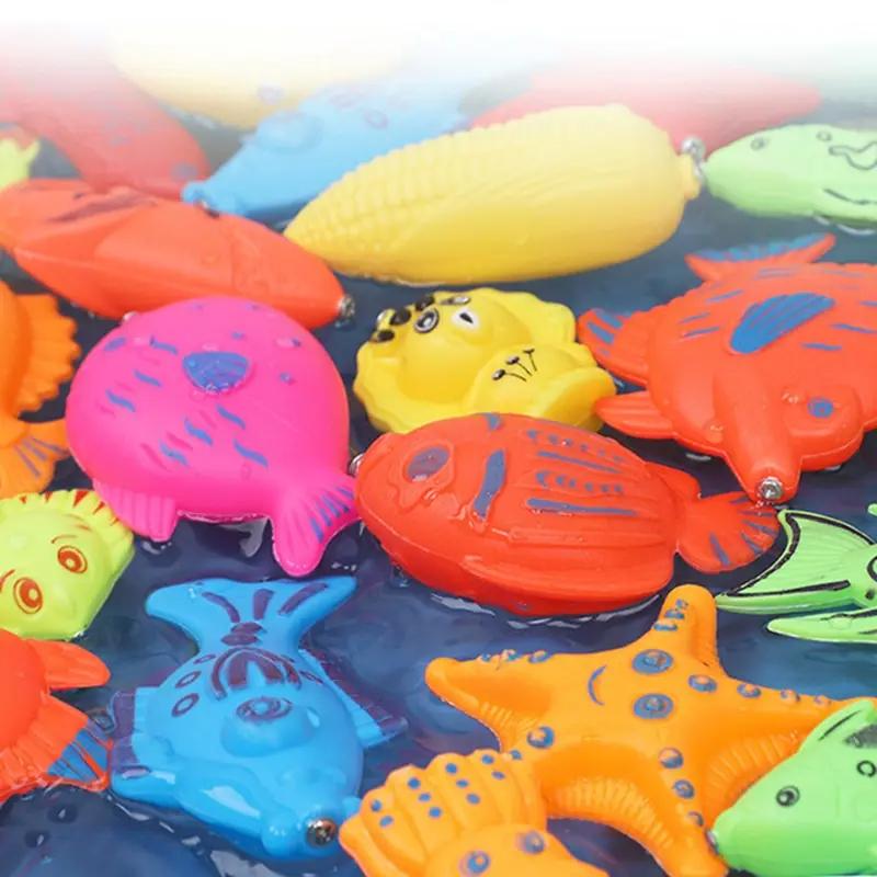 Магнитный набор для рыбалки Аксессуары для бассейна Милый мультяшный Вечеринка Сбор отдыха и развлечений Реквизит Летний уличный спорт TMZ