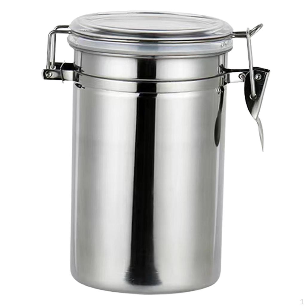 Контейнер для кофейных зерен, кухонная банка для хранения зерновых, многофункциональная посуда, герметичный резервуар для