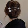 Vintage Big Pearl Barrettes Statement Gold Silver Color Metal Hair Clip Hairpin For Women Fashion Hair Ornament Headwear Jewelry