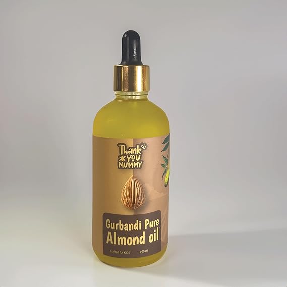 Чистое миндальное масло холодного отжима Gurbandi (100мл) | Кашмирский миндаль холодного отжима