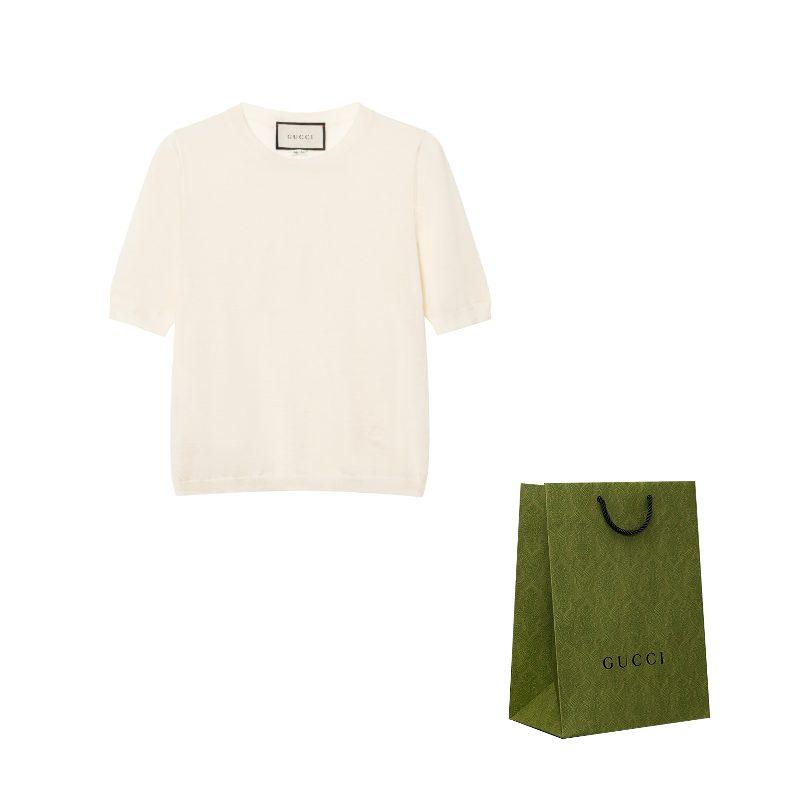 Gucci Кашемировый свитер женский бежевый 624291-XKBD6-9791