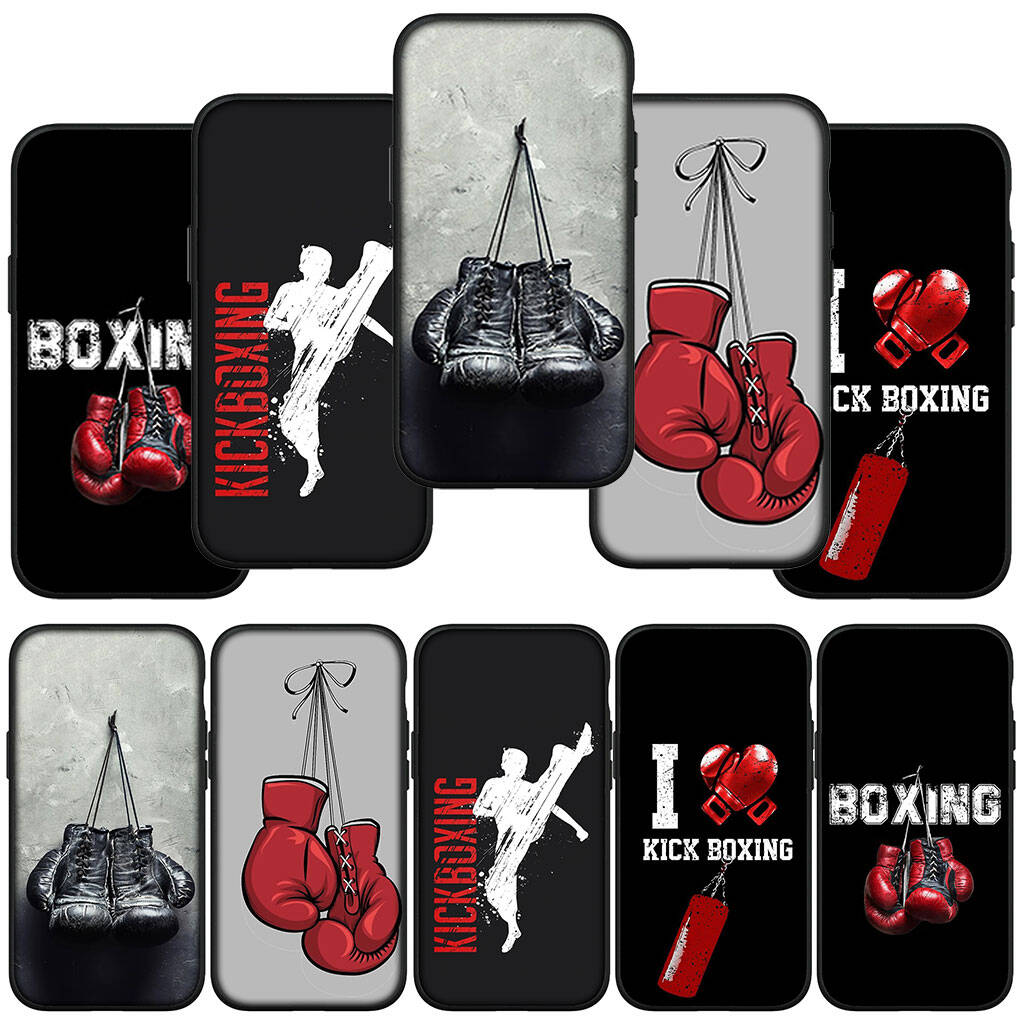 Phone Case for Samsung Galaxy S25 S23 S22 S24 Ultra FE A05 A06 A15 A16 A36 A37 A35 A54 A55 A56 A57 A25 A26 A53 Strong Boxing Gloves Kickboxing Cover
