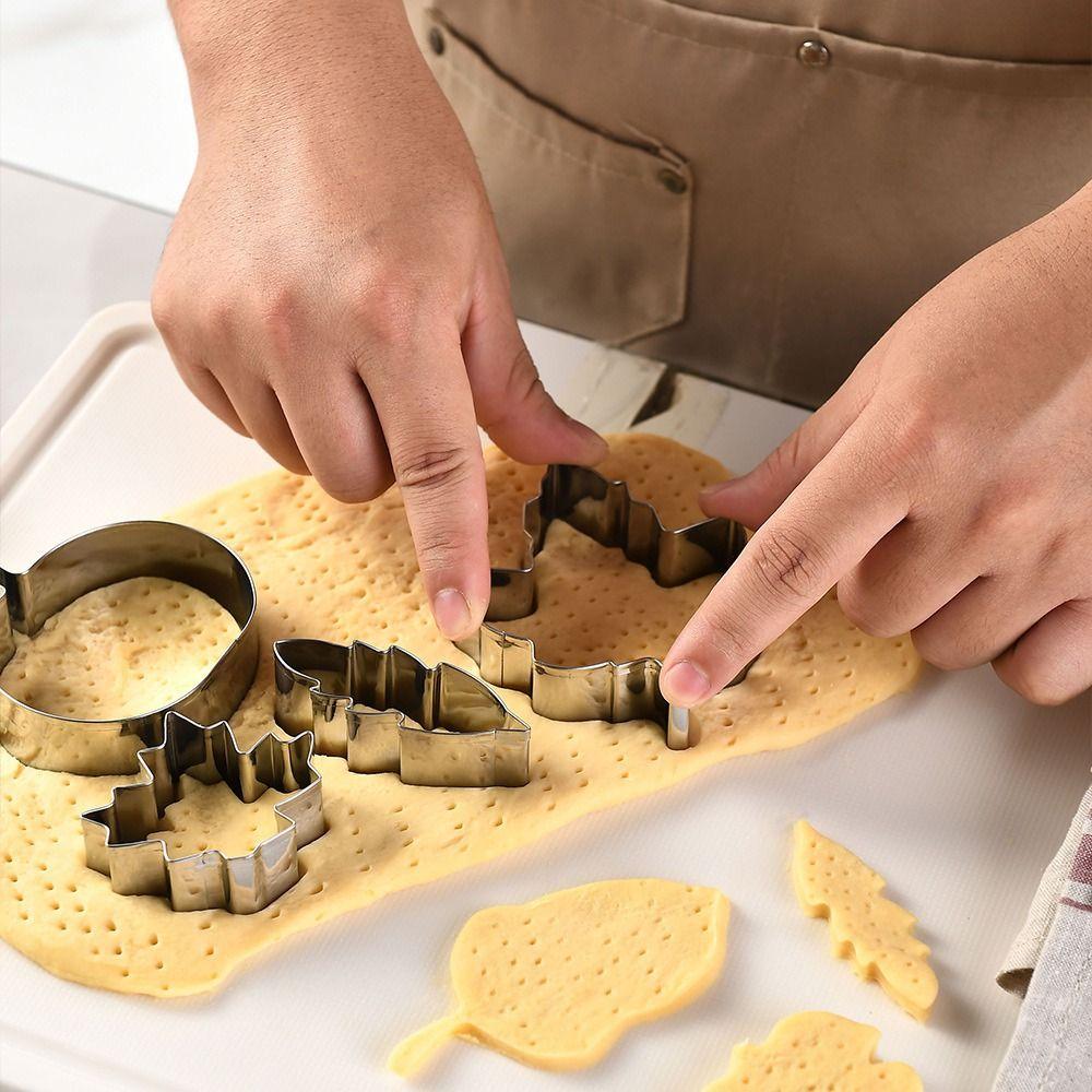 Мультяшная форма для печенья в виде динозавра, набор для изготовления печенья из нержавеющей стали, резка печенья, званый ужин