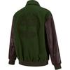 Timberland AF Leather Letterman Fashion Versatile Jacket Unisex Jackets Green A662K-EIN