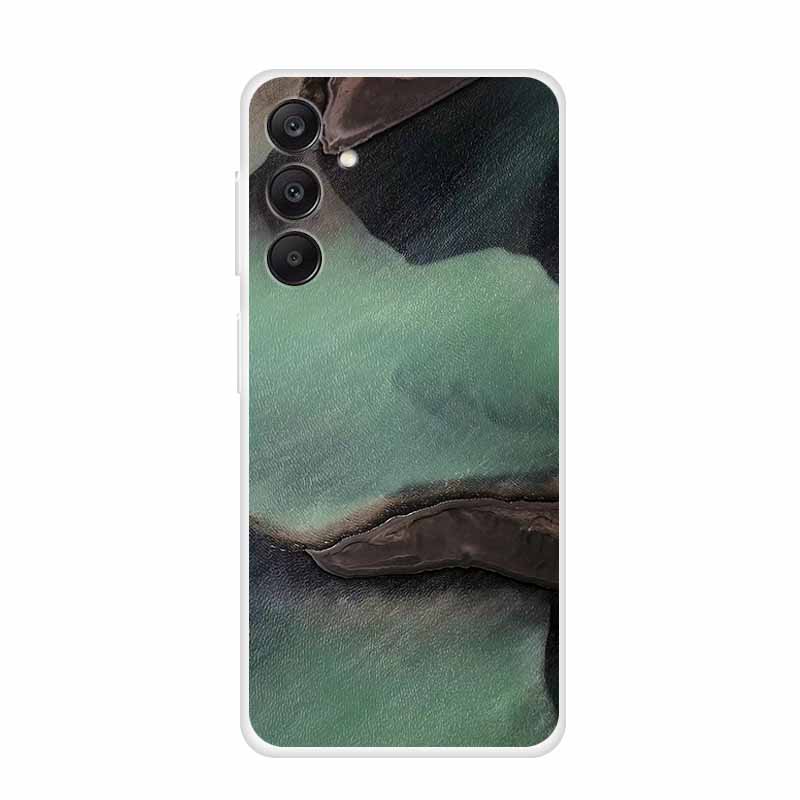 Чехол для телефона с мраморным узором для Samsung A25, мягкий прозрачный ТПУ, прозрачная накладка для Samsung Galaxy A 25, защитный силиконовый корпус