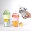 Многоразовые стаканы для боба с крышками, 630 мл, портативные, большой вместимости, для кофе, молока, чая, воды, для кофе со льдом, сока, холодных напитков