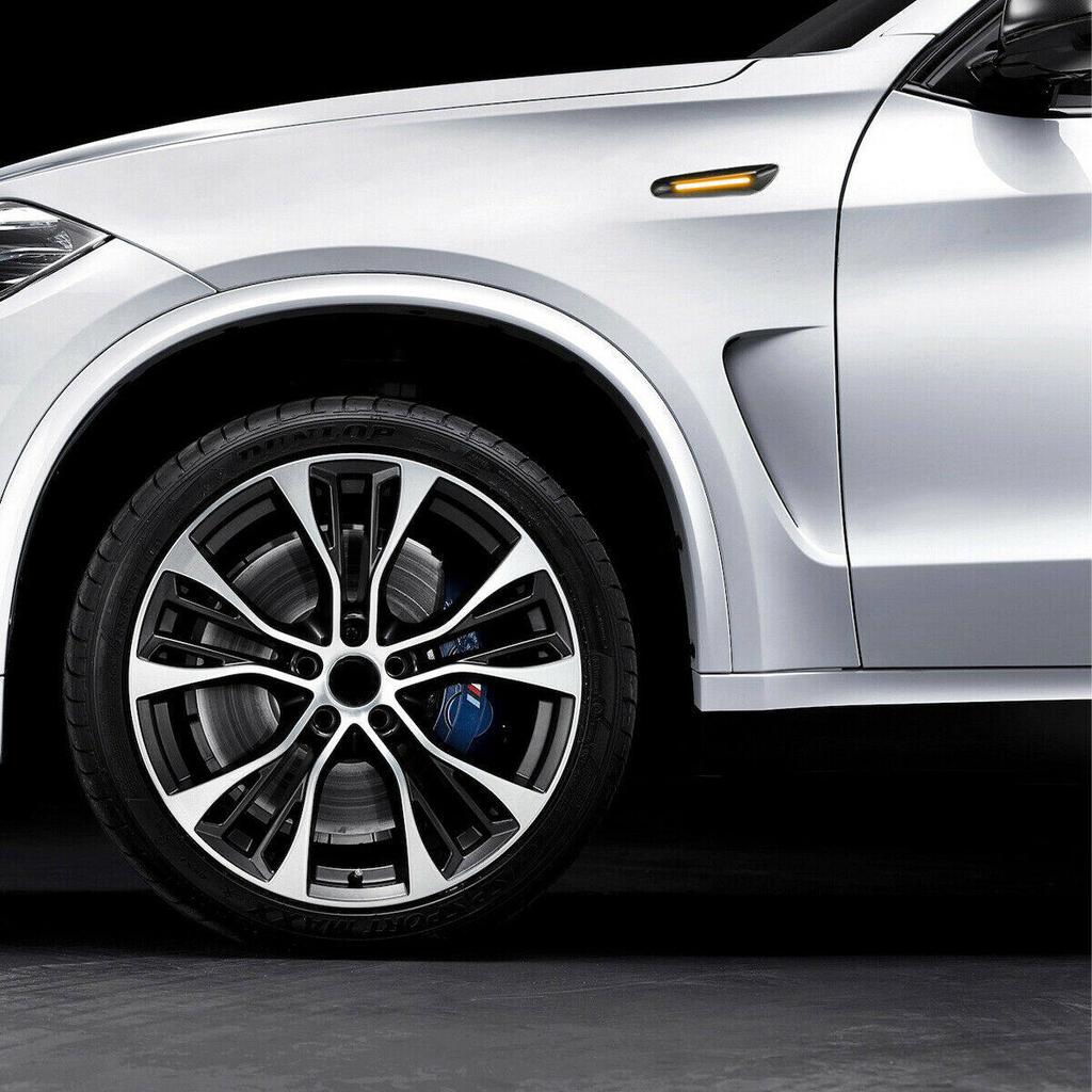 2PCS Led Dynamic Side Marker Turn Signal Light Sequential Blinker Light for B*MW E90 E92 E60 E87 E82