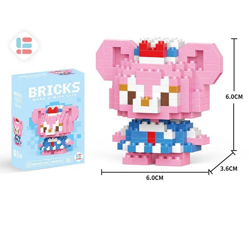 LiLo Stitch Игрушки Строительные Блоки Пикачу лего Аниме Мультяшный Персонаж Модель Строительные Блоки Игрушка для детей Подарок