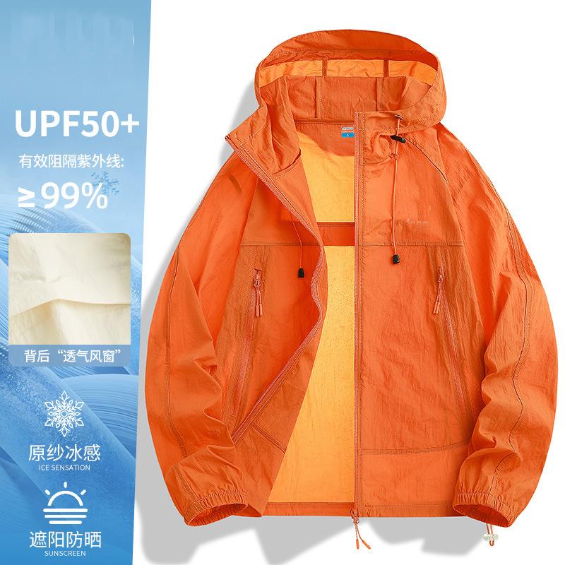 UPF10 + outdoor sunscreen clothing ice silk women's summer new UV protection light and loose breathable sunscreen clothing jacket