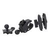 Motorcycle GPS Mount 1in Ball Head Adjustable Handlebar Clamp Mount Base for Garmin Handheld GPS