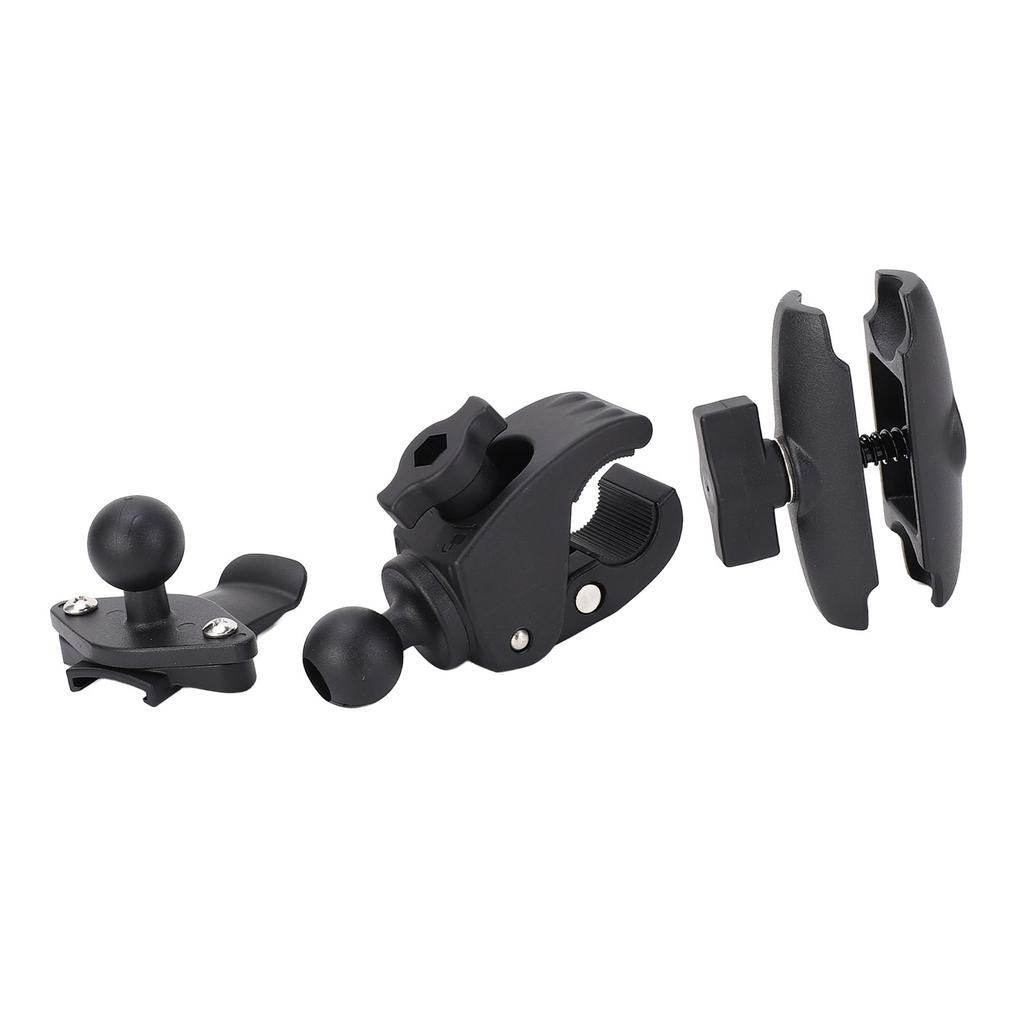 Motorcycle GPS Mount 1in Ball Head Adjustable Handlebar Clamp Mount Base for Garmin Handheld GPS