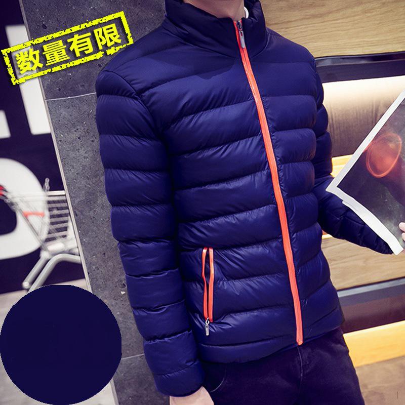 Мужская зимняя куртка с хлопковой подкладкой, новый корейский стиль, модное пальто для холодной погоды для подростков, красивая осенняя и зимняя одежда.