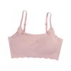 Удобный бесшовный беспроводной бюстгальтер большого размера для йоги и сна для женщин - красивый дизайн спинки