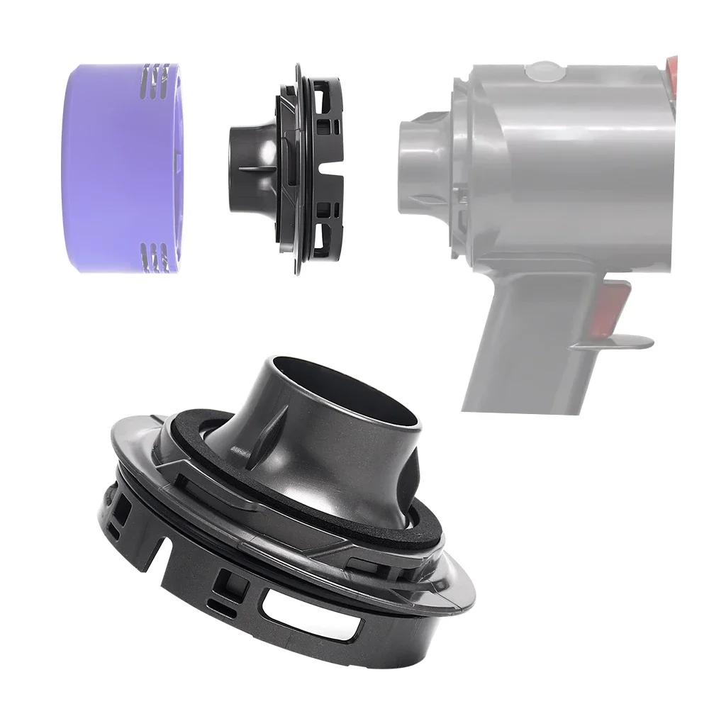 For Dyson V7 V8 Vacuum Cleaners Replacement Pre-Filter and Post- Filter Bottom Lid Top Fixed Sealing Ring of Dust Accessories