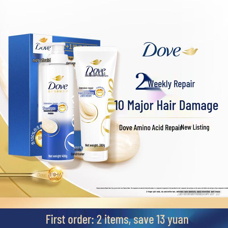 DOVE Питательный набор для ухода за волосами и телом