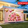 2D Background Cloth Happy Mother's Day Background Cloth Multi functional Background Wall Decoration Photography Props