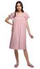 Nightwear For Women Solid Cotton Nightdress Knee Length Sleepwear