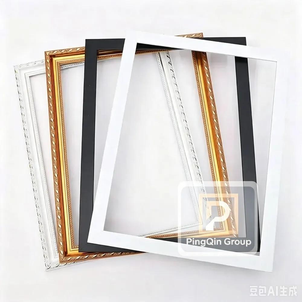 Self-assembled baguette frame 30x40 cm European design, diamond mosaic, embroidery, paintings by numbers, posters and puzzles, available 4 colors