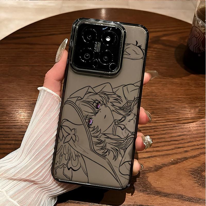 Тонкий мягкий чехол для телефона для For Poco X8 Pro X7 X6 F8 F7 Turbo 5 Max Turbo 4 Pro Защита камеры Ударопрочный / Чехол Poco / Чехол Redmi