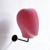 Mannequin Head Wall Mount Hairpiece Storage Hanger Space Saving Easy To Use Hat Display Stand