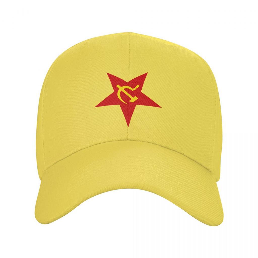 Советский Союз Красная Звезда Серп и Молот Бейсболка для взрослых CCCP Флаг СССР Регулируемая шляпа для папы для женщин унисекс Спортивные летние кепки