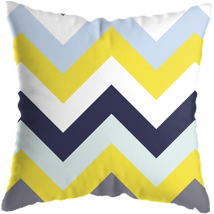 Наволочка с геометрическим рисунком, абстрактная подушка, короткая плюшевая подушка для дома, дивана-кровати, офиса