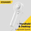 Essager Мини-ручной маленький вентилятор с зарядкой через USB, портативный 3-скоростной сильный ветер, настольный офисный карманный вентилятор для путешествий, уличные вентиляторы охлаждения