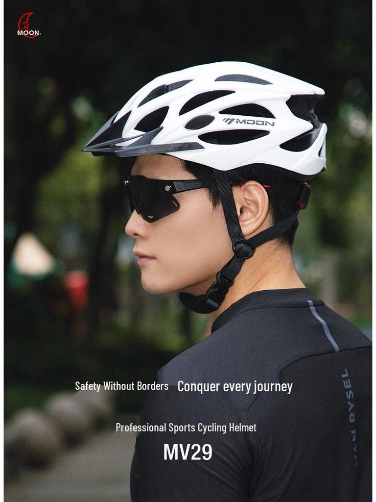 Upgraded Moon Odor-Resistant Adult Cycling Helmet for Road & Mountain Safety Outdoors