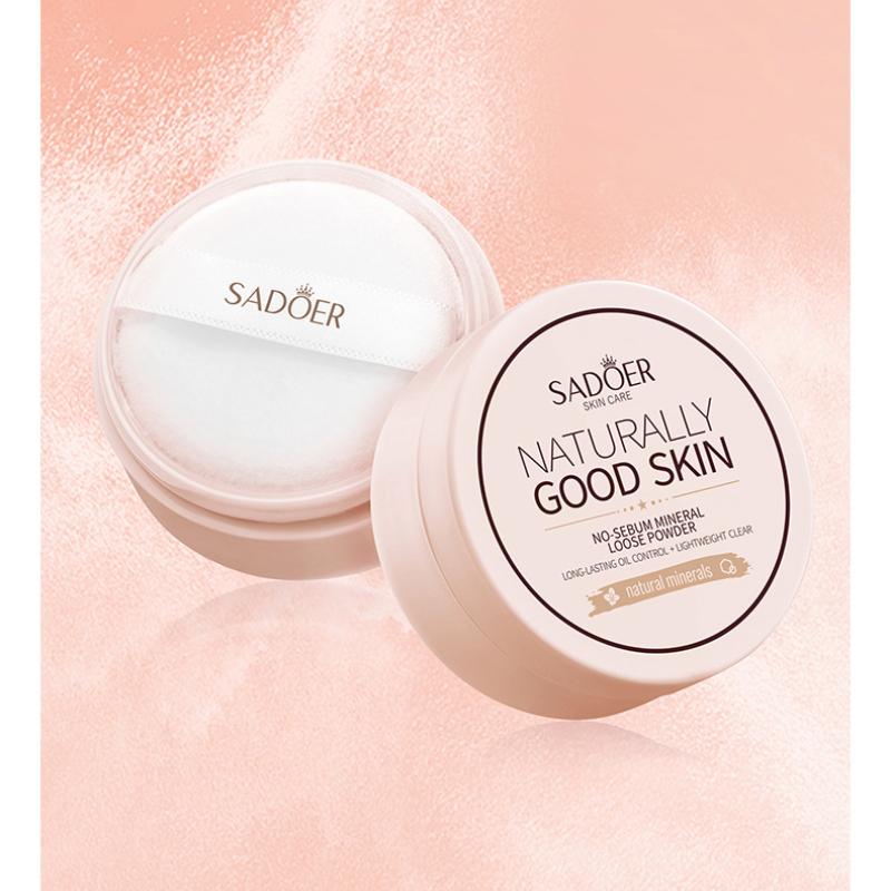 Косметика SADOER Mineral Loose Powder Освежающая легкая фиксирующая консилер-пудра