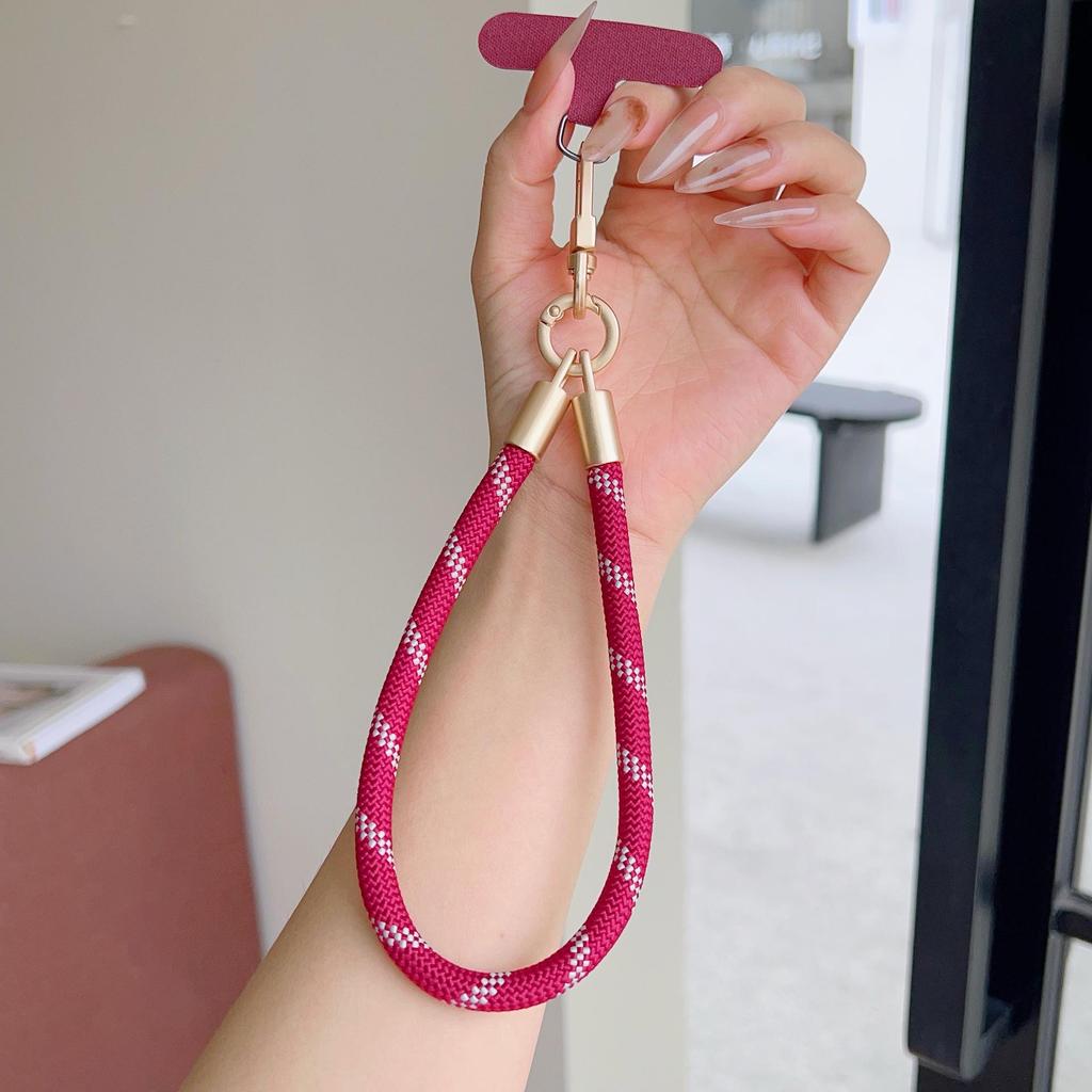 Colorful Tuhao Gold Braided Mobile Phone & Water Cup Lanyard Bracelet