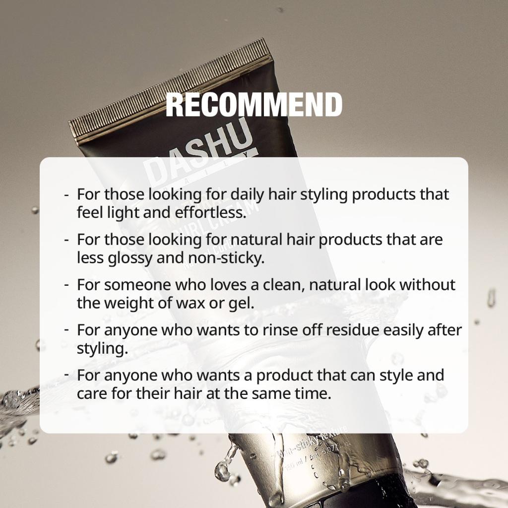 DASHU Ежедневный крем для естественных локонов 150 мл