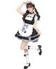 Cat Ear Maid Costume with Plus Cute Maid Halloween Maid Perfect for Photo School and Black [CR ROLECOS] Pannier, Size, Uniform, Costume, Women's,