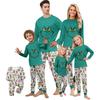 Принт Милый Семейный Комплект Пижамы, Домашняя Одежда, Семейный Комплект Топ с Длинным Рукавом и Брюки