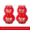 Windproof Ghee Lamp for Indoor Offering: Smoked-Free Glass Candle for Buddha Altar