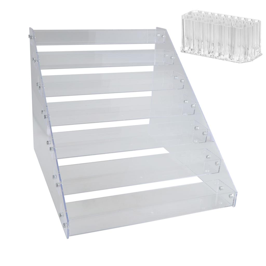 Acrylic Paint Storage Organizers Acrylic Paints and Brushes Organizers 7 Layer Stand for Efficient Tool Storage
