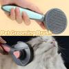 Deshedding Cat Hair Cleaner Stainless Steel Pet Grooming Brush Massager Dog Cat Comb Pet Supplies