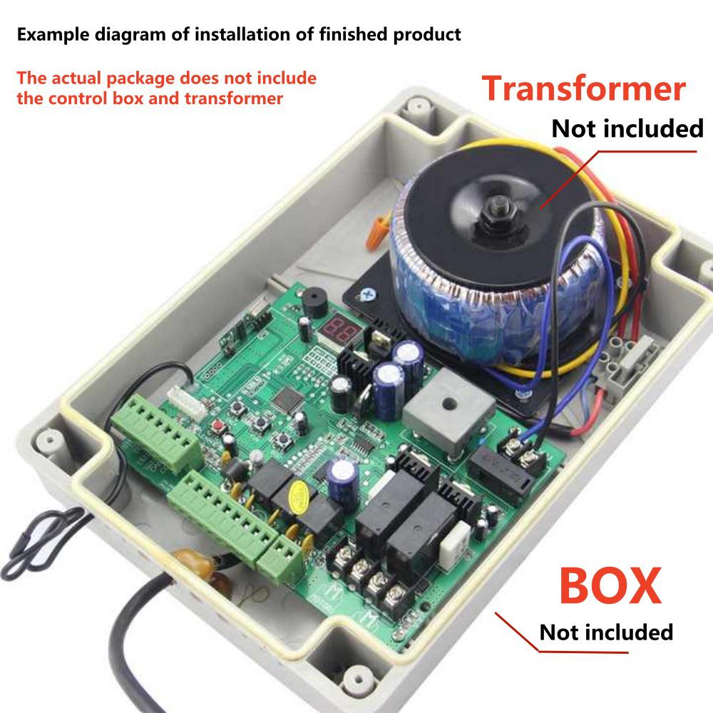 Плата управления 24 В постоянного тока для привода распашных ворот с двумя створками