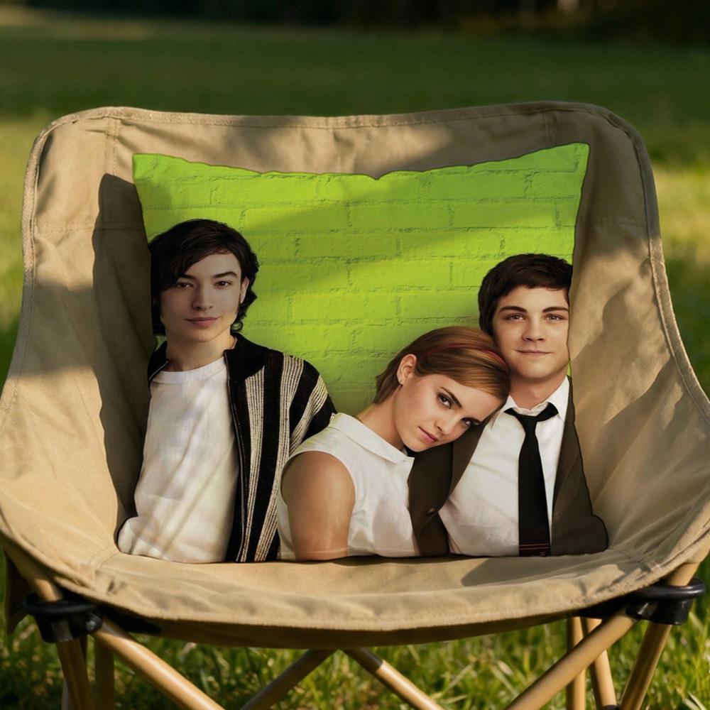 TV Being A Wallflower Cushion Cover Soft Reversible Durable Pillow Cover MultiScene Use for Home Car Daily Comfort