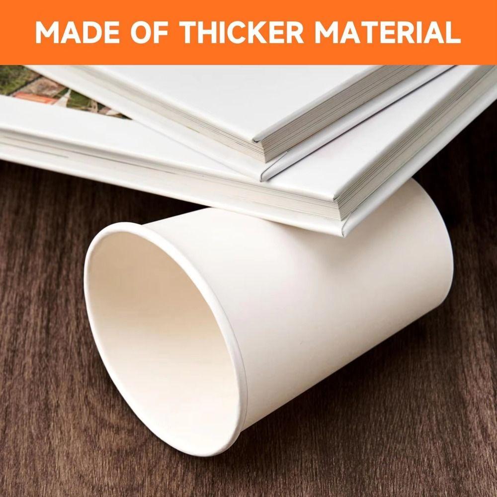 200Pcs 30/60/120/200ml Tasting Cup Thickened Paper Cup Set Disposable Paper Cup  Party Supplies