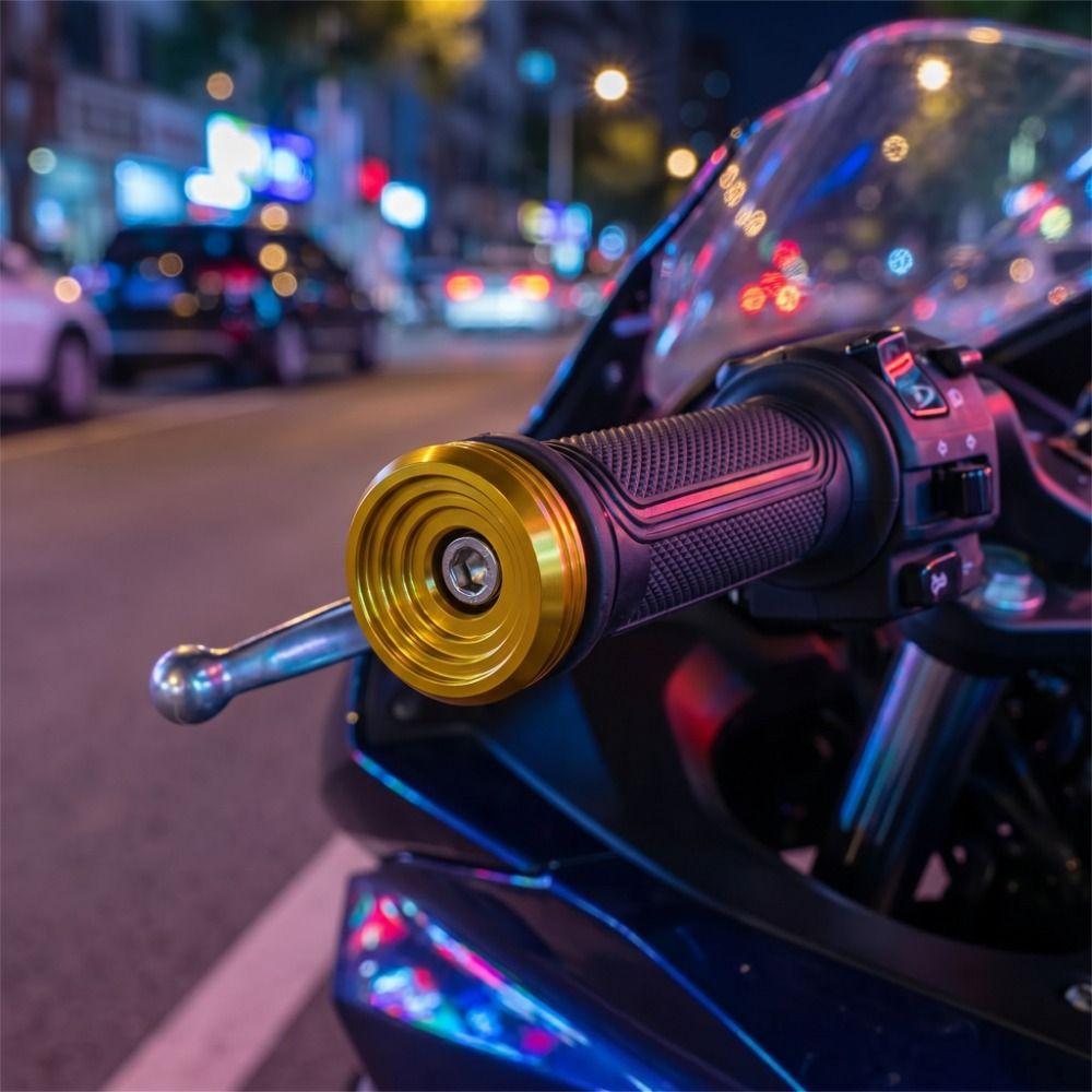 Shock-absorbing Motorcycle Handlebar End Plugs Motorcycle Grips Ends Handlebar Protection