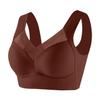 Seamless Silk Sports Bra: Anti-Sag, Fixed Cup, Wireless Design with Beautiful Back