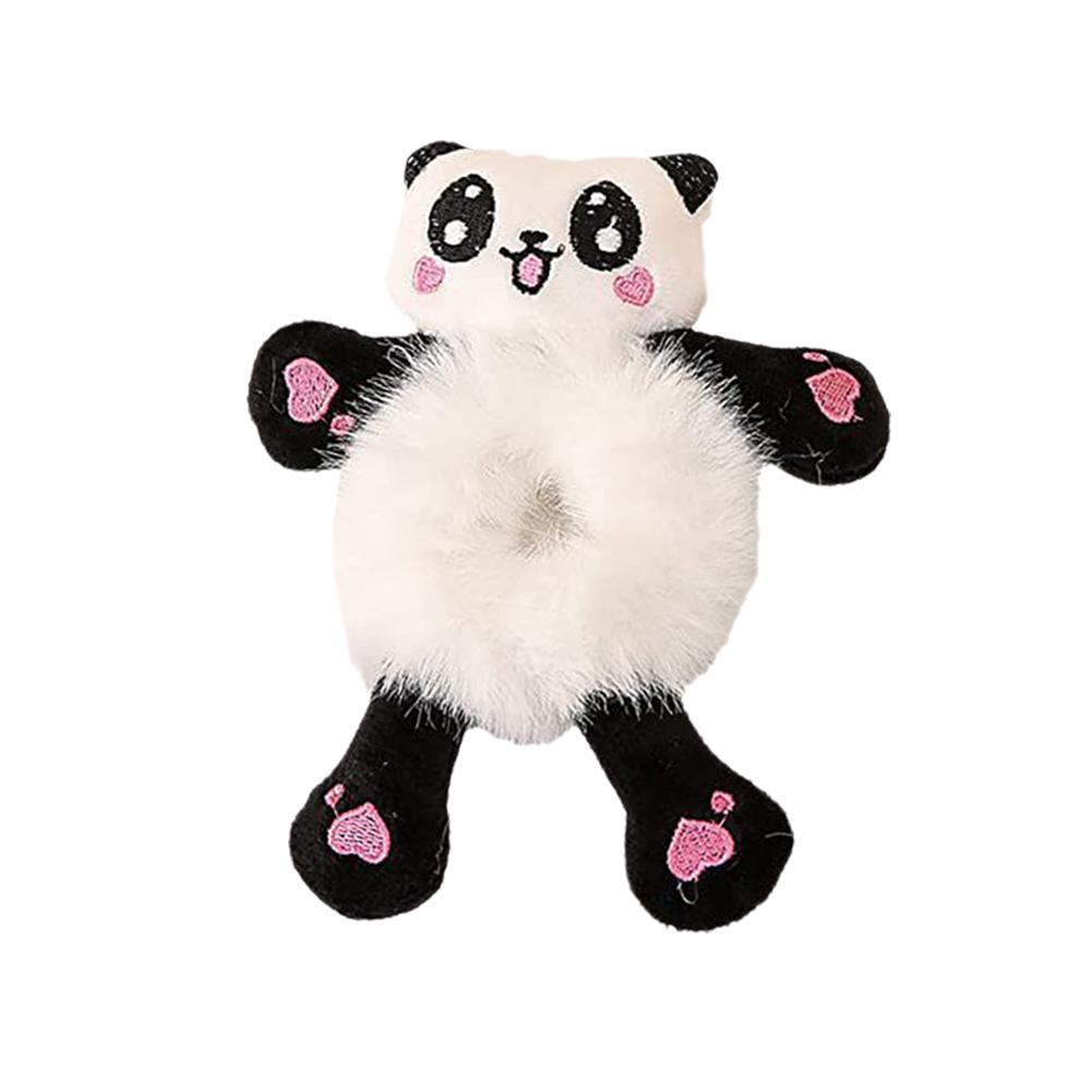 Cute Hair Scrunchie Girl Cartoon Frog Panda Cat Rabbit Rubber Hair Elastic Hair Hair Ties Ponta C7S2