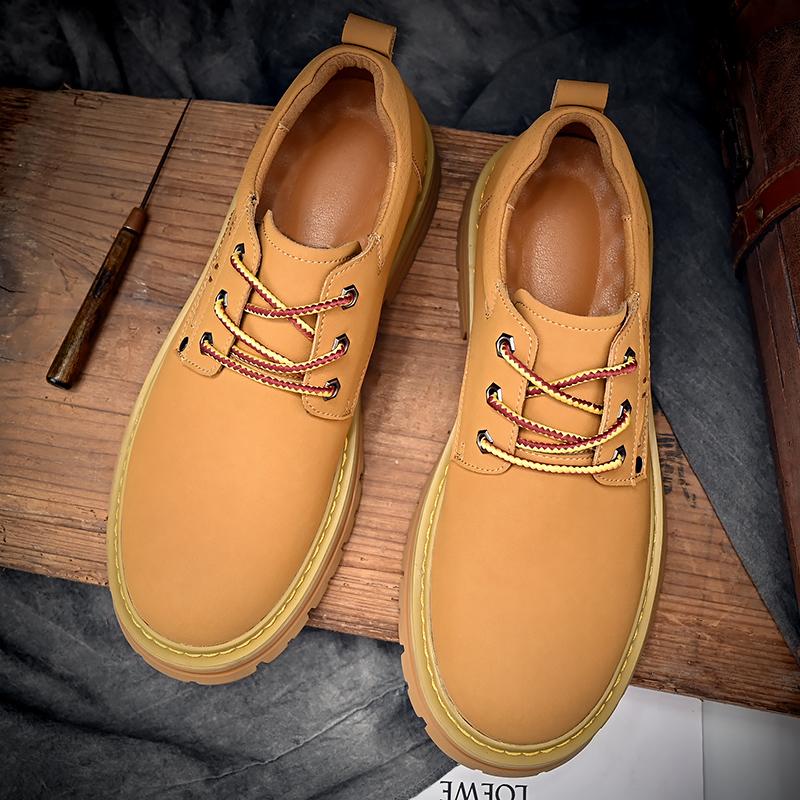 Мужские кожаные туфли на шнуровке, оксфорды, весна-осень, модные, нескользящие, удобные, универсальные, для активного отдыха, мужские кроссовки
