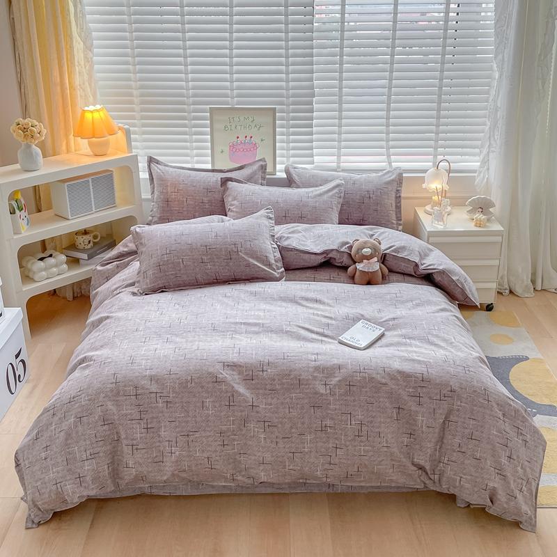 Cute Panda Duvet Cover Twin Queen Size for Kids Girls Boys Room Decor,Gray Grid Bedding Set 3pcs,Cartoon Animals Comforter Cover