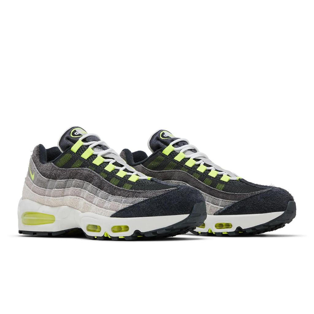Nike Air Max 95 OG 'Reverse Neon' (Unisex) Anthracite / Neon Yellow / Pearl Grey Running Shoes HM4738 001