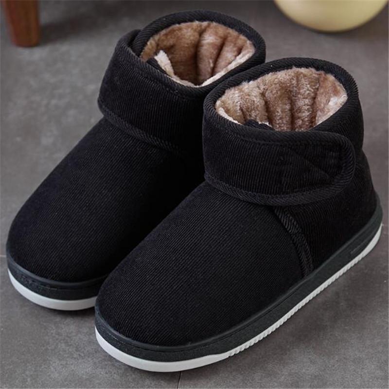 Fashion Winter Thick Plush Slippers Women Men Home Warm Women Shoes Indoor Outdoor Wear Cotton Shoes Unisex Slippers Footwear