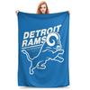 Плед Detroit Ram Мягкий Теплый Фланелевый Плед Покрывало для Кровати Гостиной Пикника Путешествий Дома Дивана