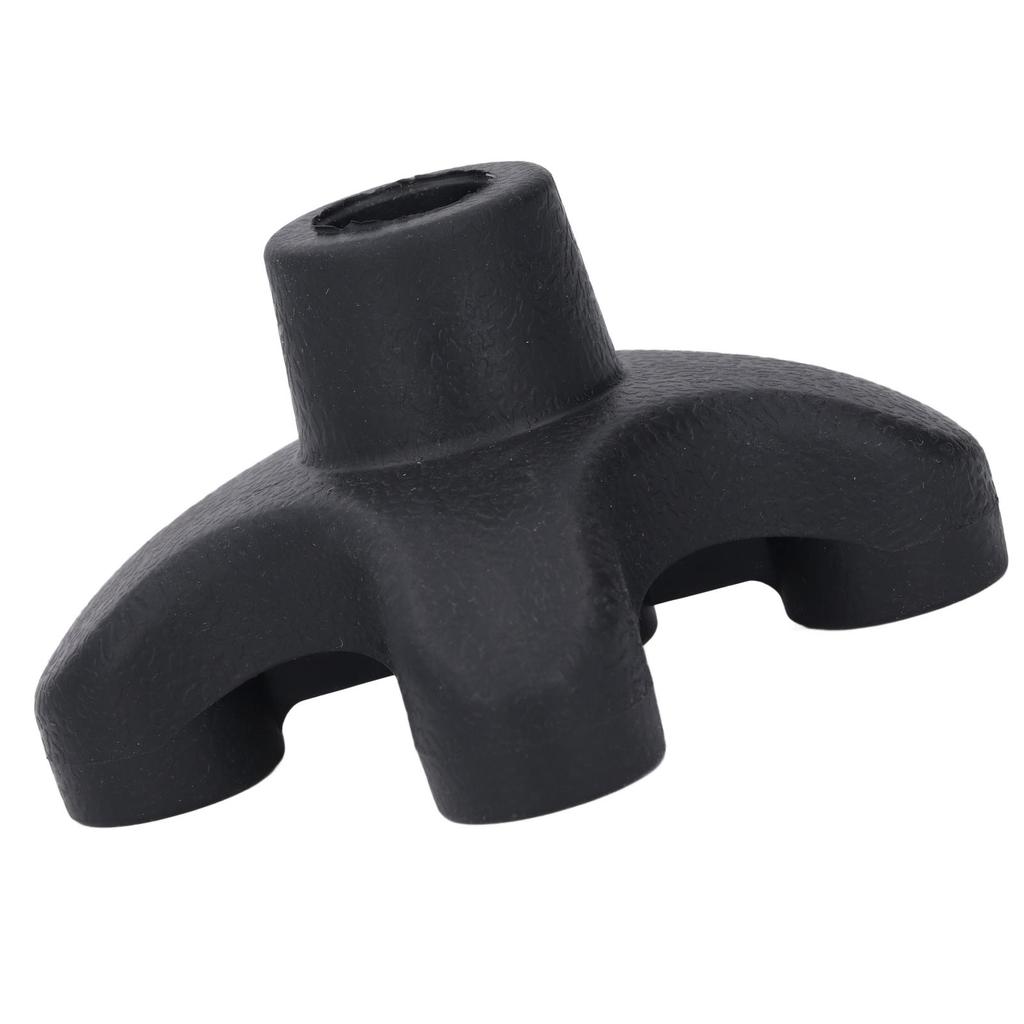 Трость наконечник 4 зубца сверхпрочная нескользящая трость для ходьбы четверное основание сменная резина ABS для 19 мм трости